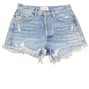 Agolde PARKER VINTAGE CUT OFF SHORT sz 25
Preowned 
Good condition
Distressed